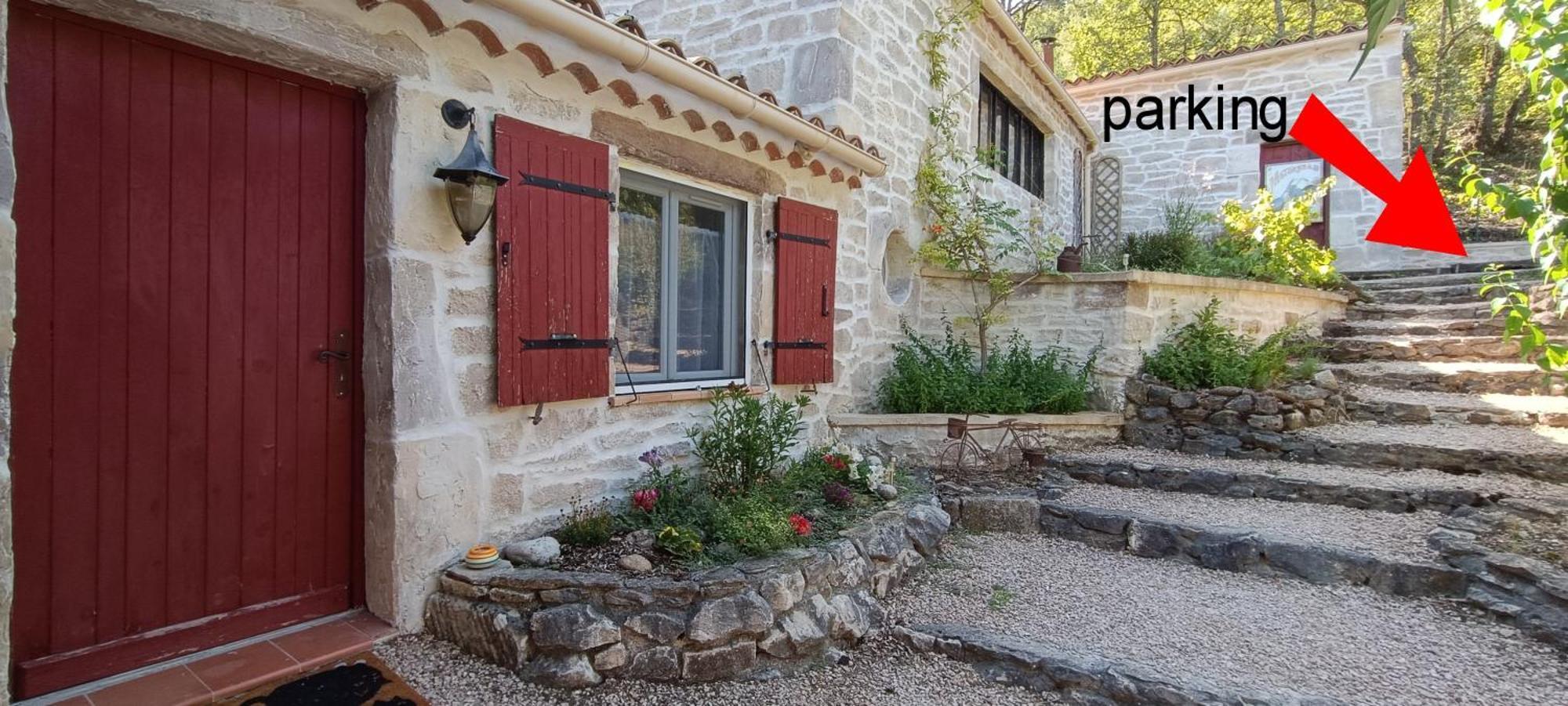 L'Establoun Leilighet Saint-Martin-de-Brômes Eksteriør bilde