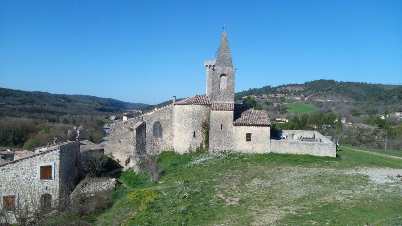 L'Establoun Leilighet Saint-Martin-de-Brômes Eksteriør bilde