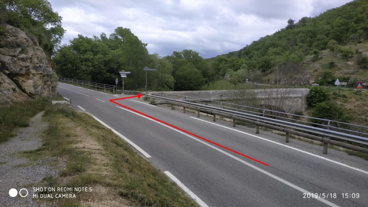 L'Establoun Leilighet Saint-Martin-de-Brômes Eksteriør bilde